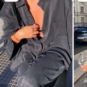 DJERF AVENUE On The Go Shirt, Ash